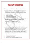 Critical Care Nursing A Holistic Approach 11th Edition Test Bank