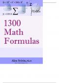 1300 Math Formulas 