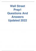 Wall Street Prep1 Questions And Answers Updated .