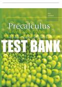 Test Bank For Precalculus: A Right Triangle Approach 5th Edition All Chapters - 9780137617289