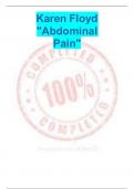 KAREN FLOYD ABDOMINAL PAIN