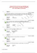 NURS 6512 FINAL EXAM. Latest 2023/2024 with (100% Correct Answers): WALDEN UNIVERSITY. MAY. QTR. (Highly recommended)       Selected Answer:   lung consolidation.         Selected Answer:   cerebellar ataxia.           Selected Answer:   diminished pain s