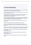 FLOOD INSURANCE EXAM QUESTIONS AND ANSWERS 2023