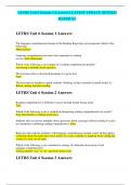 LETRS Unit 6 Session 1-6 Answers LATEST UPDATE 2023|2024 RATED A+