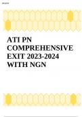 ATI Comp Practice A WITH NGN 150 Q/A 2023/2024