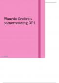 KENNISTOETS BEDRIJFSKUNDE OP1 HR WAARDE CREËREN! 