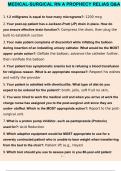 MEDICAL-SURGICAL RN A PROPHECY RELIAS EXAM QUESTIONS AND ANSWERS GRADED A+ (2023/24)