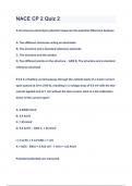 NACE CP 2 Quiz 2 Questions & Answers (A+GRADED 100%VERIFIED)