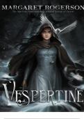 Vespertine, book written by Margaret Rogerson