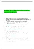 NEONATAL AND PEDIATRIC RESPIRATORY FINAL EXAM ( 100 VERIFIED Q&A 2023)