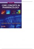 Core Concepts in Pharmacology 3rd ed By  Holland -Adams - Test Bank