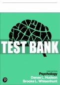 Test Bank For Psychology 1st Edition All Chapters - 9780134638812