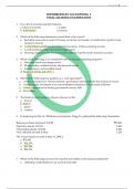 INTERMEDIATE ACCOUNTING 1 FINAL GRADING EXAMINATION   