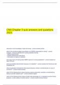  CNA Chapter 3 quiz answers and questions 2023.