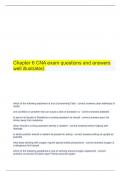  Chapter 6 CNA exam questions and answers well illustrated.