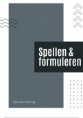 Samenvatting Spellen en formuleren tentamen