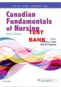 Canadian Fundamentals of Nursing 6th Edition Test Bank