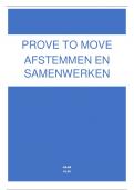 Prove 2 move Zorg op maat en Afstemmen en Samenwerken