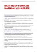 NASM STUDY COMPLETE MATERIAL 2023 UPDATE