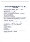 Dangerous goods Ryanair Exam 2023 Graded A