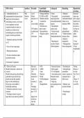 IDEAAL voor TENTAMEN: Beknopte samenvatting/overzicht van alle stoornissen Psychopathologie kind en jeugdige (PABA5273)