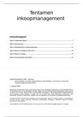 Tentamen inkoopmanagement samenvatting