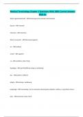 Medical Terminology Chapter 3 Questions With 100% Correct Answers  2023 A+