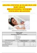 UPDATED AMANDA STEVENS, 26 YEARS OLD AND BABY GRACE BREASTFEEDING NEWBORN UNFOLDING REASONING 2024/2025