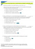 NURS 629 MVU EXAM PRACTICE 1 QUESTIONS & CORRECT ANSWERS 2023