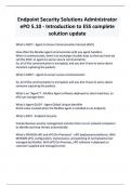 Endpoint Security Solutions Administrator ePO 5.10 - Introduction to ESS complete solution update