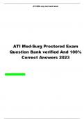 test bank for ATI MED surg test bank latest 2023 verified and 100% correct Questions and answers A+