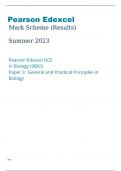 Pearson Edexcel Biology B 9BI0/03 Question Paper and Mark Scheme June2023.