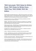 TNCC test prepA, TNCC Notes for Written Exam, TNCC Notes for Written Exam, TNCC Prep, TNCC EXAM, TNCC 8th Edition- Test Questions & Answers( A+ Graded 100% Verified)