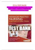 Advanced Practice Nursing in the Care of Older Adults / Edition 2 TESTBANK Answer key at the end of every chapter