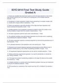 ISYE 6414 Final Test Study Guide Graded A