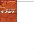 A History of Modern Psychology 5th Edition by C. James Goodwin - Test Bank