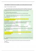 NEW COMMUNITY ANDPUBLIC HEALTH NURSING= 10TH EDITION 2023 RECTOR TEST BANK Chapter 1 The Journey Begins: Introduction 1. After teaching a group of nursing students about the similarities and differences between public health and community health, which of