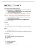 Class notes Economics and Business (introduction)