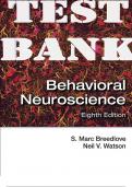 TEST BANK for Behavioral Neuroscience 8th Edition by Marc Breedlove & Neil Watson. ISBN-13 978-1605356426