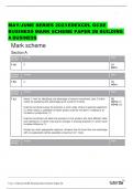 MAY/JUNE SERIES 2023 EDEXCEL GCSE BUSINESS MARK SCHEME PAPER 2B BUILDING A BUSINESS