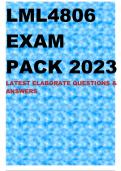 LML4806 EXAM PACK 2023