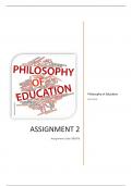 PDU3701 - Philosophy of Education - 92 %Assignment 2