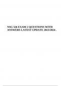 NSG 526 EXAM 1 WITH QUESTIONS AND ANSWERS LATEST 2023/2024, NSG 526 EXAM 2 QUESTIONS WITH ANSWERS, WILKES NSG 526 Exam 3 With 100% Correct Answers Latest 2023/2024 and NSG 526 Exam 3 Questions With 100% Correct Answers Latest 2023-2024 (GRADED)