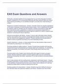 EAS Exam Questions and Answers-Graded A