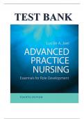 ADVANCED PRACTICE NURSING: ESSENTIALS FOR ROLE DEVELOPMENT 4TH EDITION BY LUCILLE A. JOEL RN, PHD, FAAN