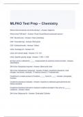 MLPAO Test Prep - Chemistry Questions and Answers 2023