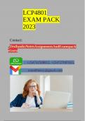 LCP4801 EXAM PACK 2023