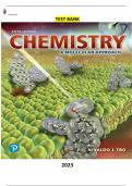 Test Bank for Chemistry; A Molecular Approach 5th Edition by Nivaldo Tro