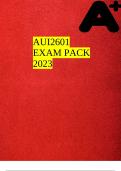 AUI2601 EXAM PACK 2023