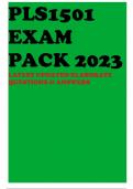 PLS1501 EXAM PACK 2023